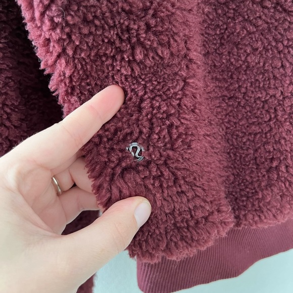 Lululemon Textured Fleece Half Zip Hoodie - Picture 8 of 9